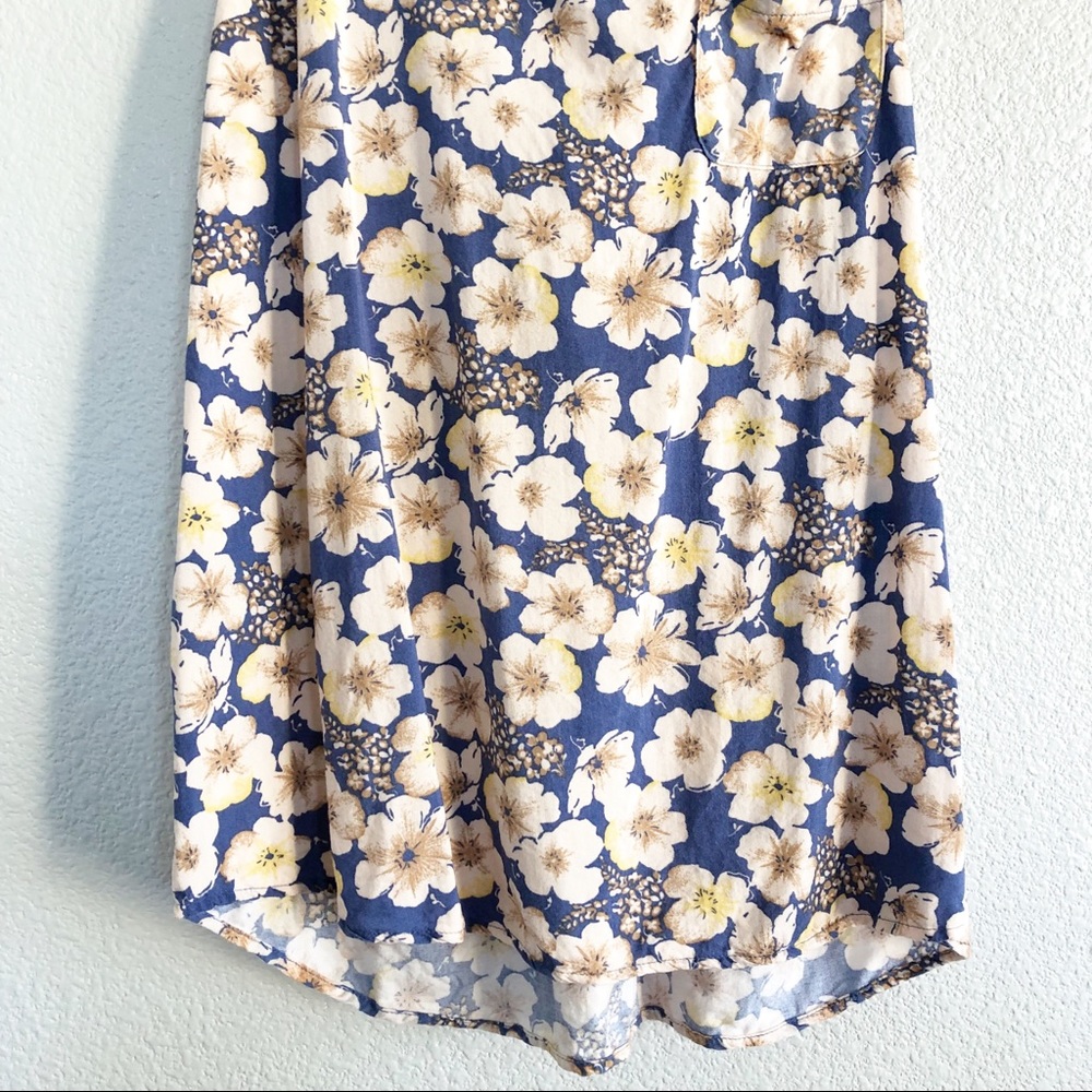 Lauren Conrad Floral Hawaiian Tropical Top Small - Picture 3 of 8